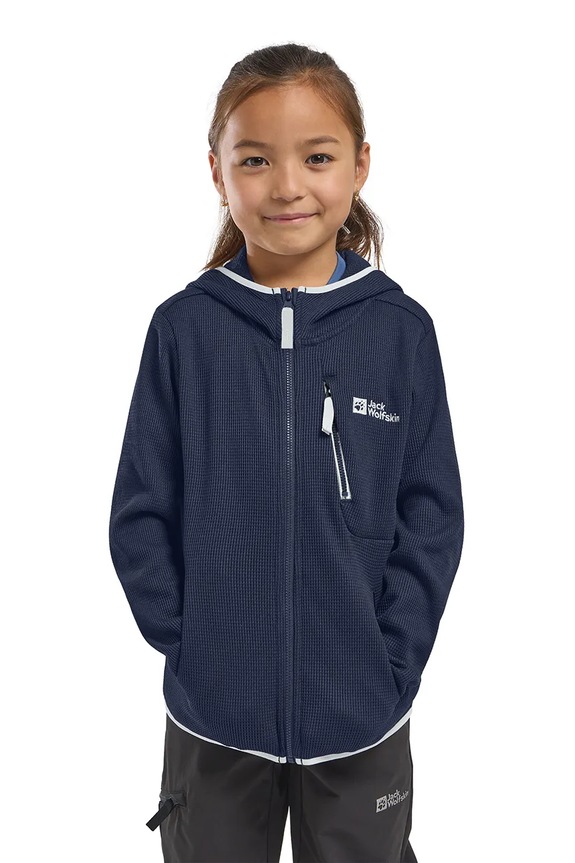 Jack Wolfskin kurtka dziecięca ACTAMICRID MIDLAYER granatowy 1610671.116.152