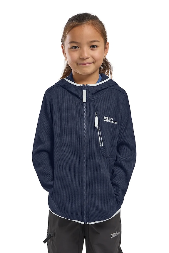 Dětská bunda Jack Wolfskin ACTAMICRID MIDLAYER námořnická modř 1610671.164.176