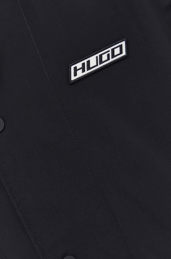Πουκάμισο μπουφάν HUGO 50505059 μαύρο
