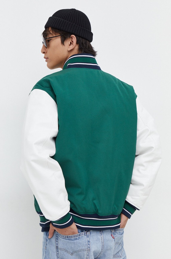 Odzież Tommy Jeans kurtka bomber DM0DM17880 zielony
