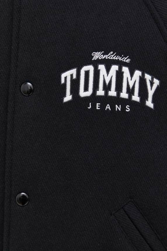Яке бомбър с вълна Tommy Jeans DM0DM17884 черен