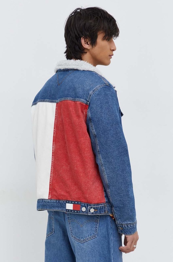 Oblečení Džínová bunda Tommy Jeans DM0DM18241 modrá