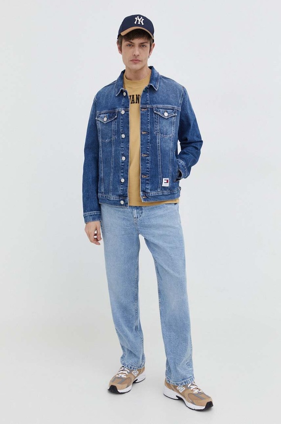 Tommy Jeans kurtka jeansowa DM0DM18242 niebieski SS24