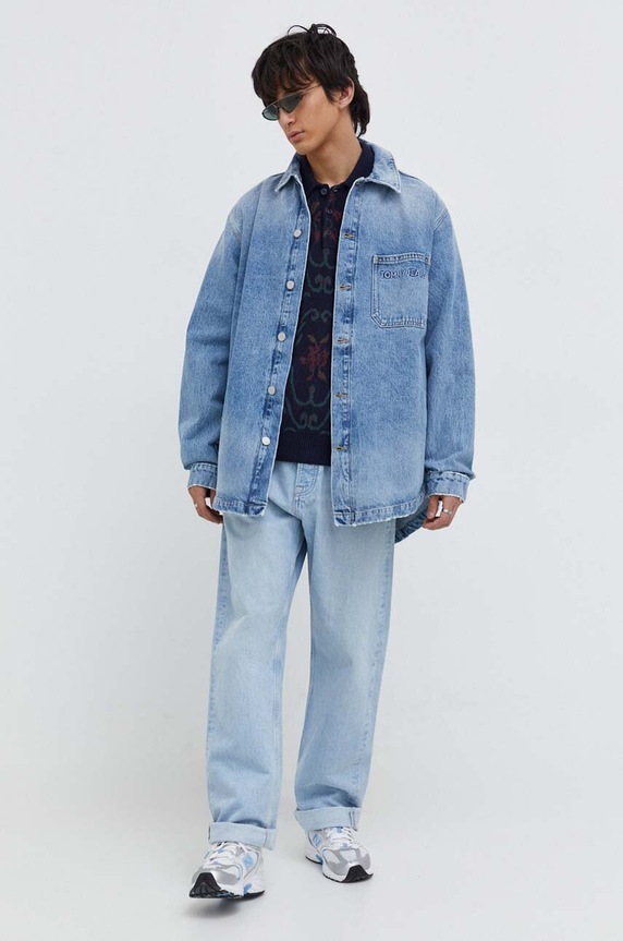 Дънково яке Tommy Jeans DM0DM18262 син SS24