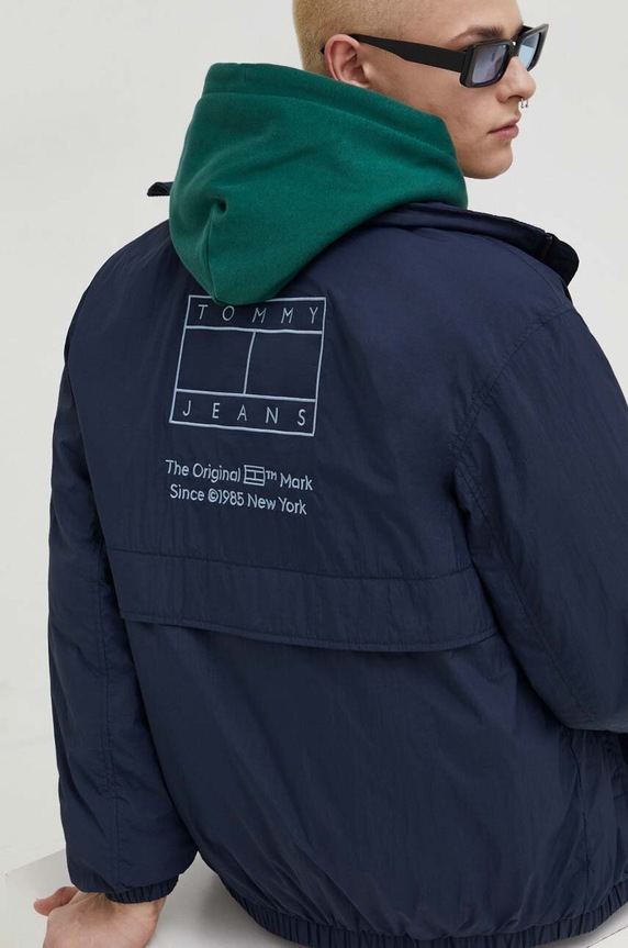 Tommy Jeans kurtka pozostałe granatowy DM0DM18349