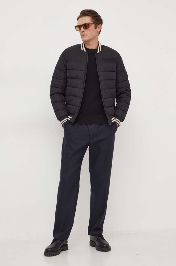 Tommy Hilfiger kurtka bomber MW0MW33736 czarny SS24