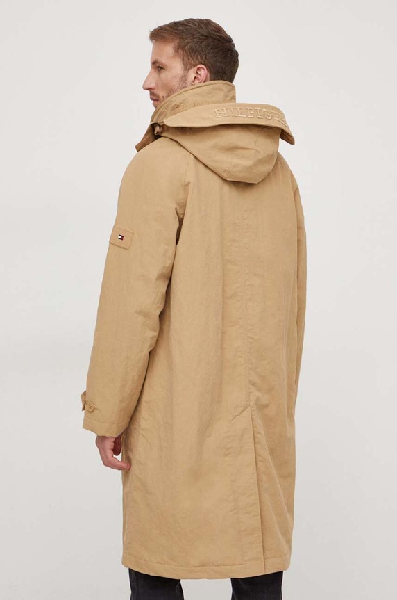 Odzież Tommy Hilfiger kurtka MW0MW33745 beżowy