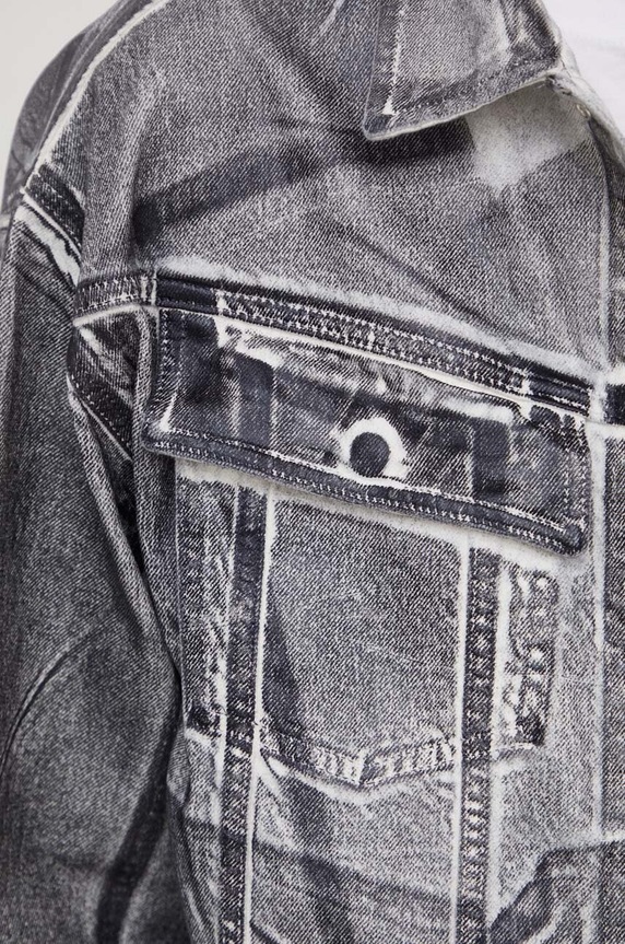 Calvin Klein Jeans kurtka jeansowa J30J324971 szary