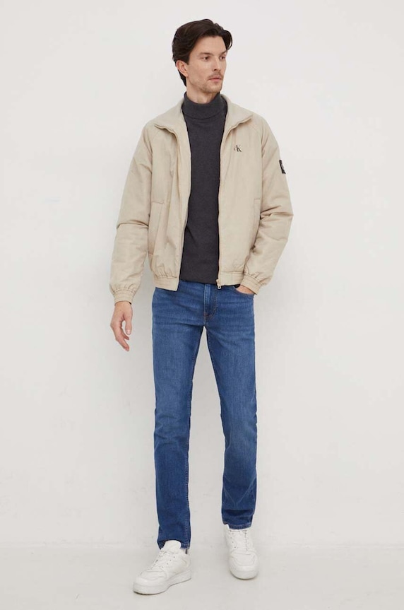 Bunda Calvin Klein Jeans J30J324697 béžová SS24