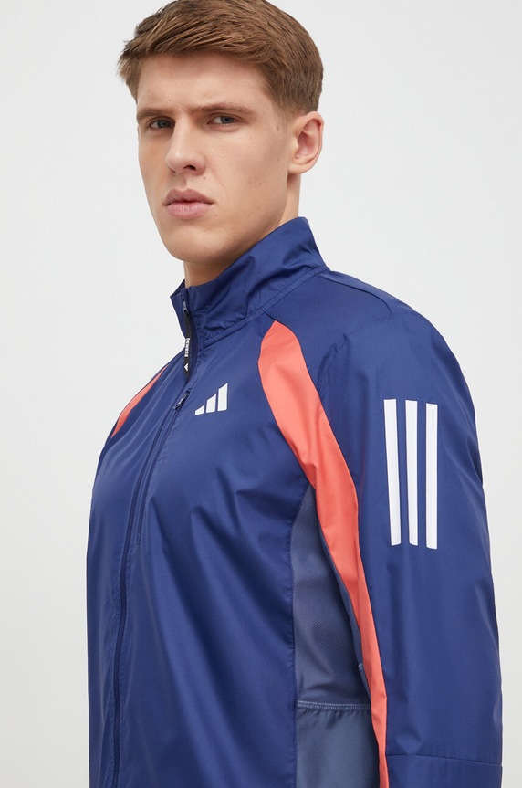 adidas Performance wiatrówka Own the Run granatowy IK4992