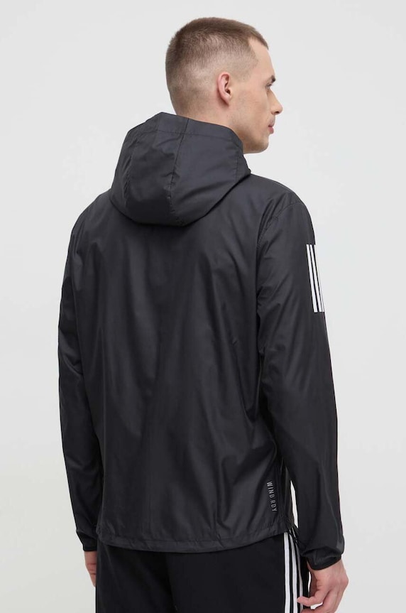 Îmbrăcăminte adidas Performance jachetă de alergare Own the Run IN1483 negru