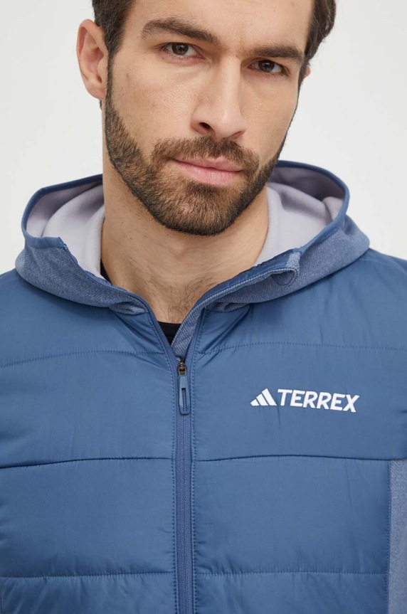 Športová bunda adidas TERREX Multi Hybrid modrá IS4203