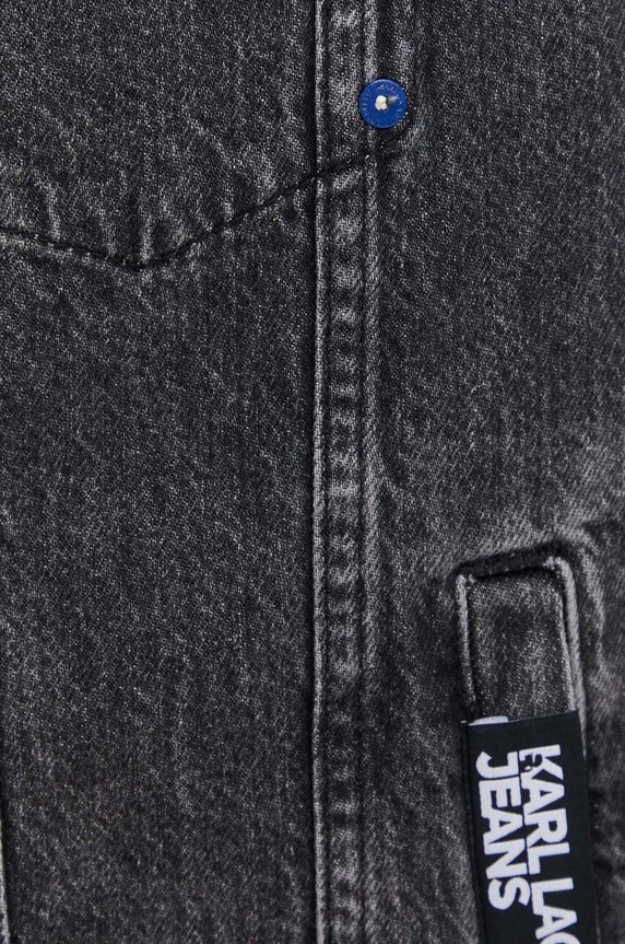 Džínová bunda Karl Lagerfeld Jeans 240D1400 černá