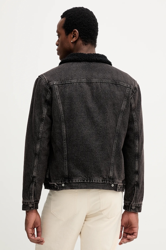 Oblečenie Rifľová bunda Levi's 16365 čierna