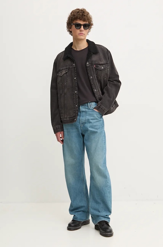Levi's giacca di jeans 16365 nero AW25