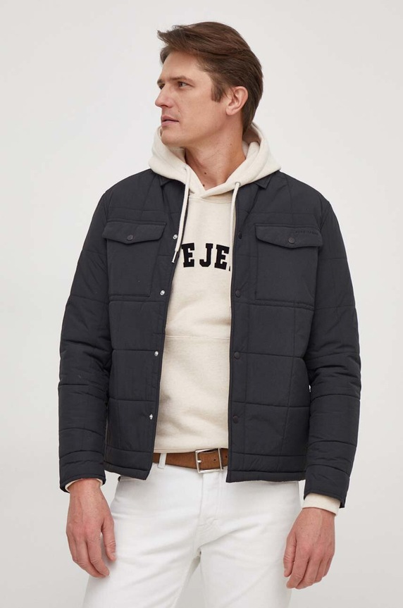 Pepe Jeans kurtka Vander nieocieplane czarny PM402870