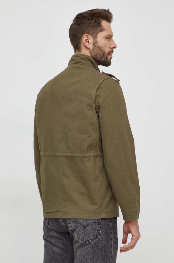 Odzież Pepe Jeans kurtka bawełniana VESTER PM402874 zielony