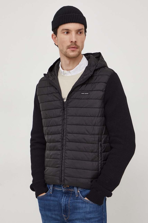 Pepe Jeans kurtka Martin MARTIN pozostałe czarny PM702401
