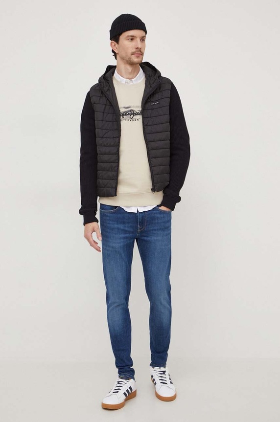 Pepe Jeans kurtka Martin MARTIN PM702401 czarny SS24
