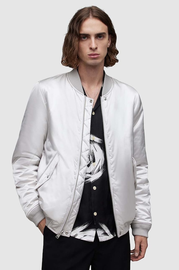 Oboustranná dětská bomber bunda AllSaints Eris černá MJ171Z
