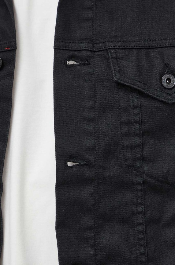 Pepe Jeans kurtka jeansowa PINNERS COATED PM402885 czarny