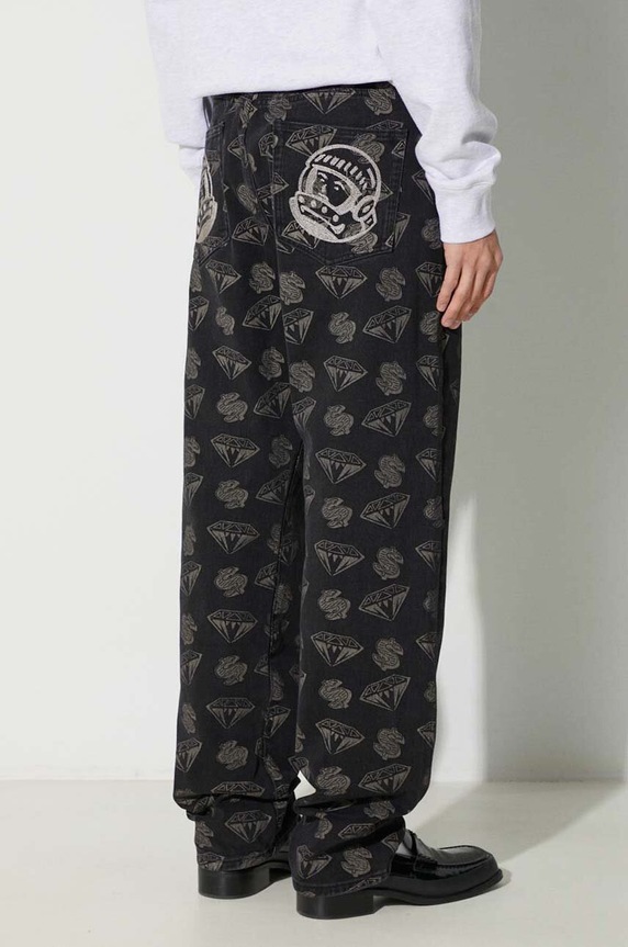 Odzież Billionaire Boys Club jeansy Diamonds & Dollars Denim B23412 czarny