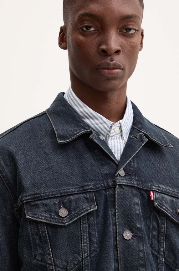 Levi's kurtka jeansowa granatowy 72334