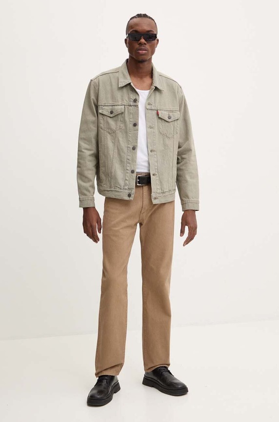 Levi's kurtka jeansowa 72334 zielony SS25