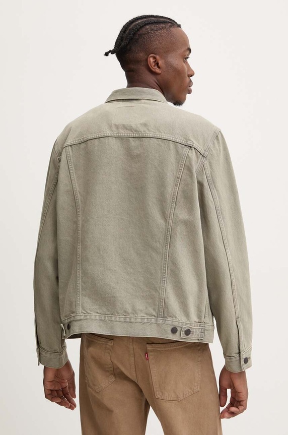 Odzież Levi's kurtka jeansowa 72334 zielony