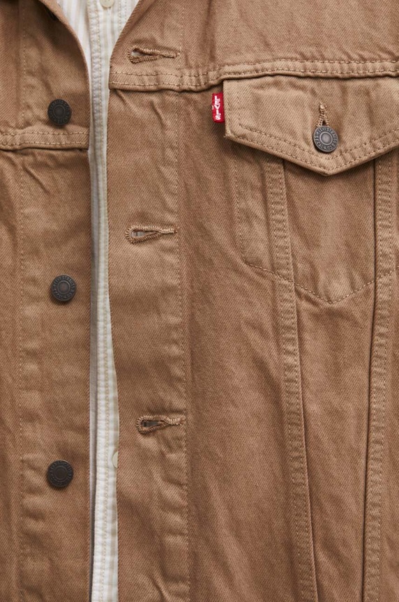 Levi's kurtka jeansowa 72334 brązowy