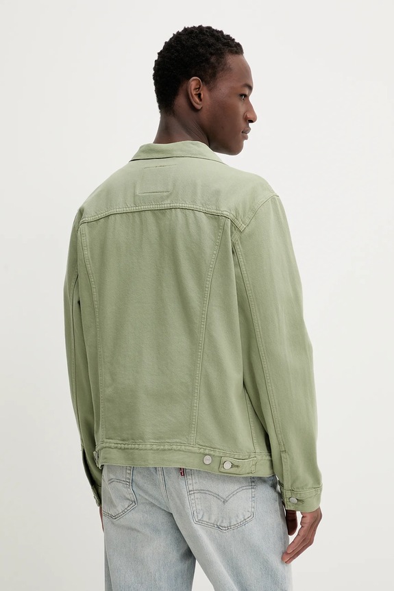 Odzież Levi's kurtka jeansowa 72334 zielony