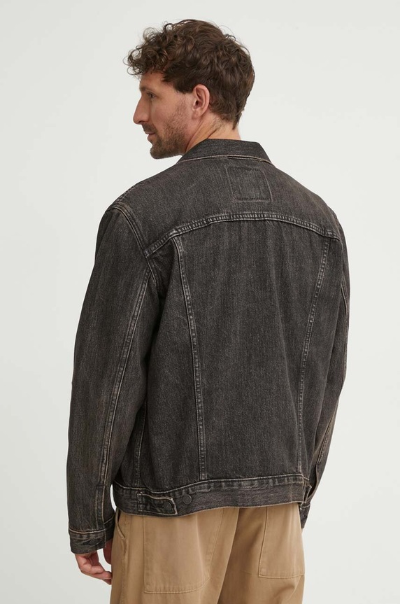 Odzież Levi's kurtka jeansowa 72334 czarny
