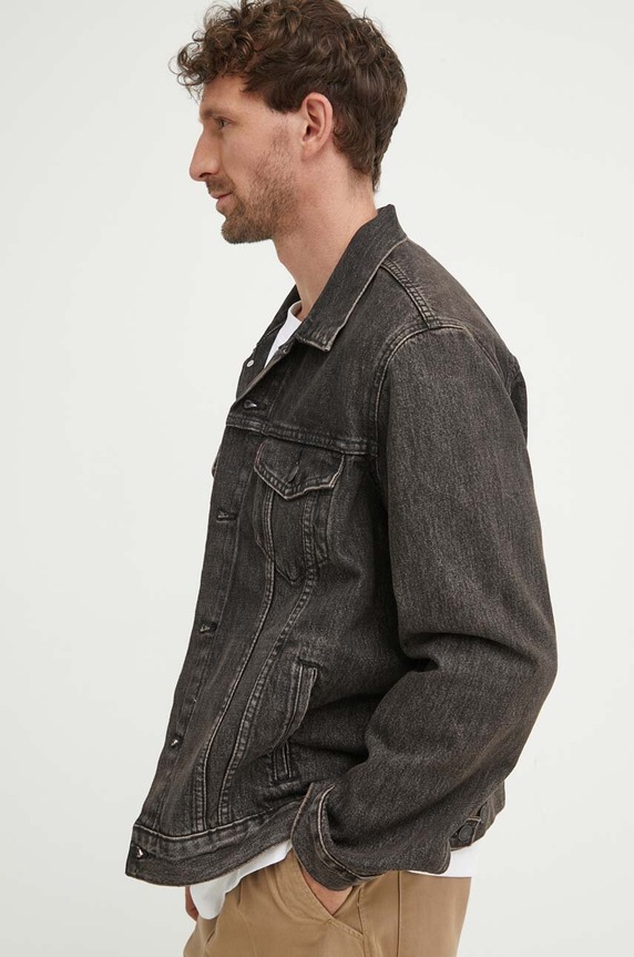 Levi's kurtka jeansowa czarny 72334
