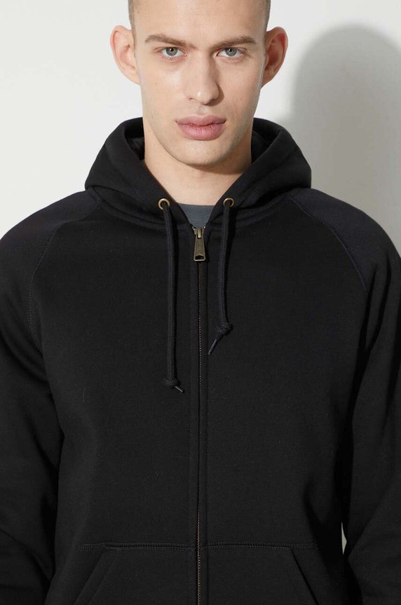 Carhartt WIP jacket Hooded Chase Jacket I033664.00FXX black