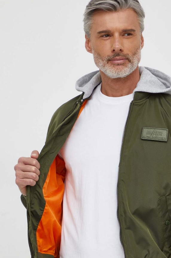 Μπουφάν Alpha Industries MA-1 TT Hood 196108