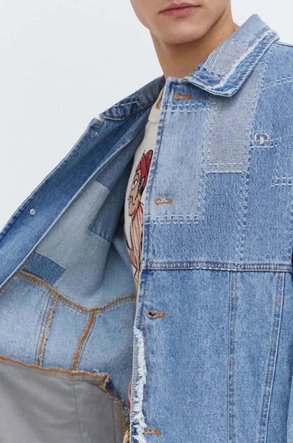 Desigual kurtka jeansowa ROLANDO 24SMED05