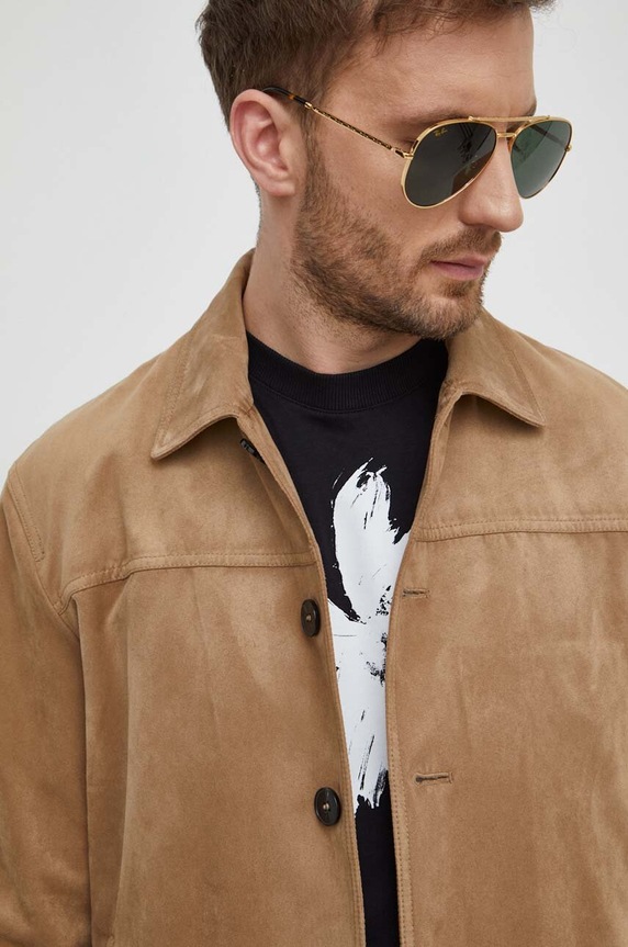 Sisley rövid kabát bézs 2CF6SN030