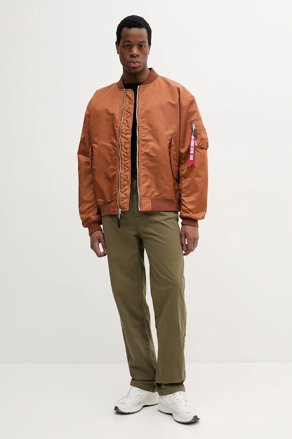 Alpha Industries bomber jacket MA-1 CS 136136 brown SS25