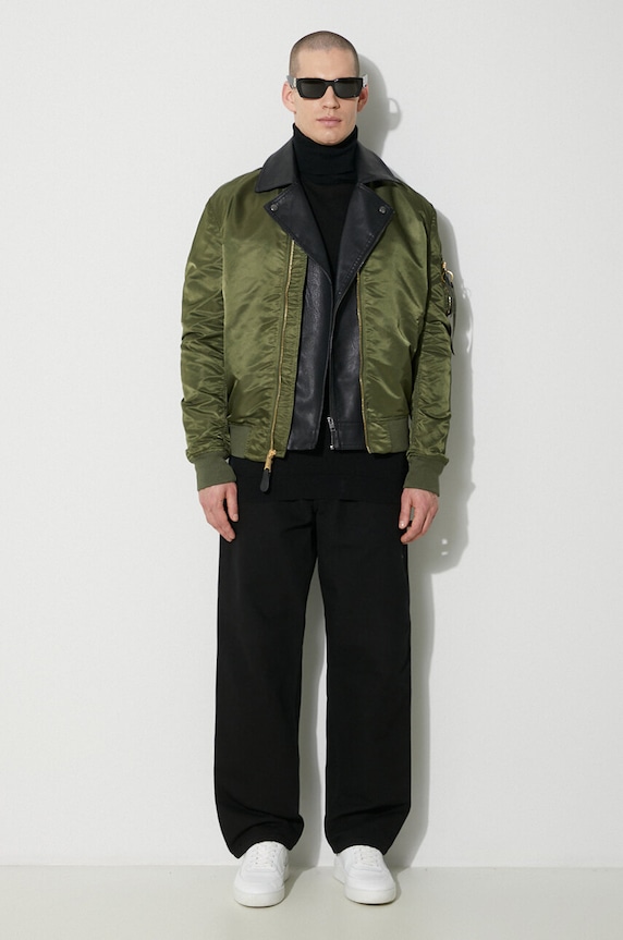 Куртка-бомбер Alpha Industries MA-1 VF 156101 зелёный SS24