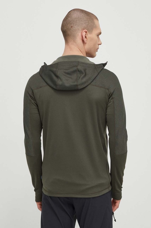 Дрехи Спортен суичър Fjallraven Abisko F82257.662 зелен