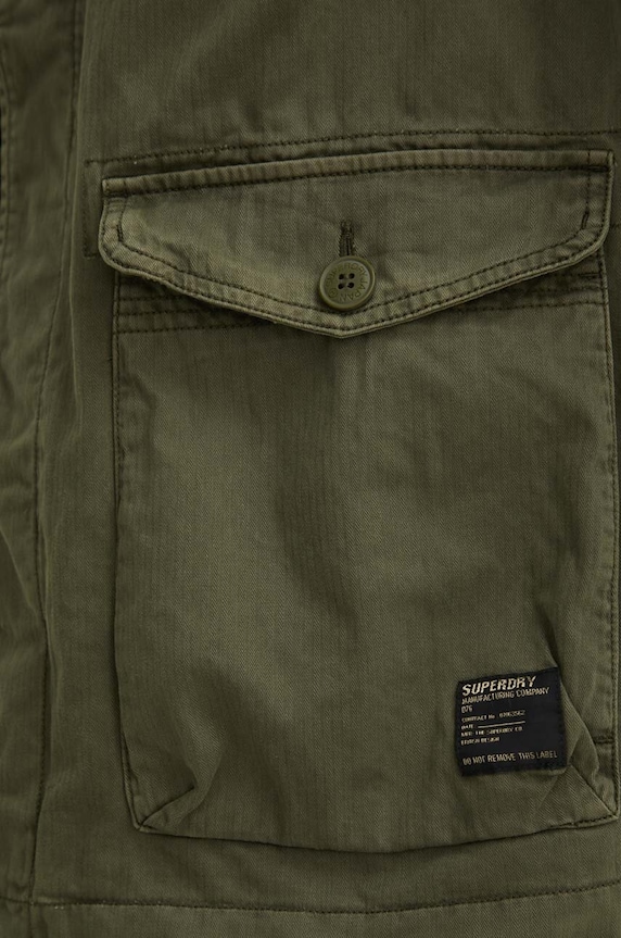 Памучно яке Superdry M5011858A.1KM зелен