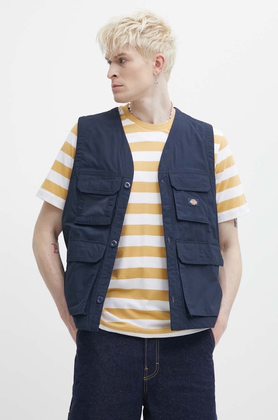 Vesta Dickies FISHERSVILLE VEST nezateplené námořnická modř DK0A4YQP