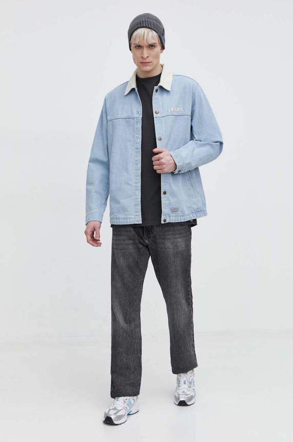 Dickies kurtka jeansowa HERNDON JACKET DK0A4YQM niebieski SS24