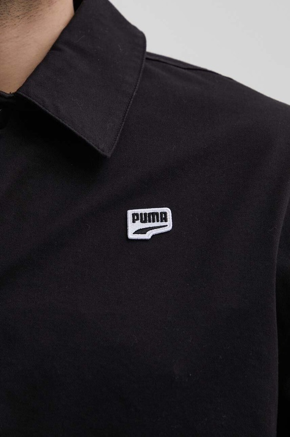 Πουκάμισο μπουφάν Puma 623695 μαύρο