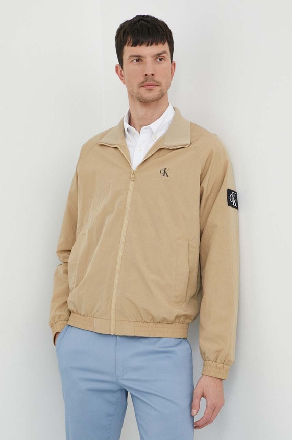 Calvin Klein Jeans rövid kabát nem szigetelt bézs J30J325102