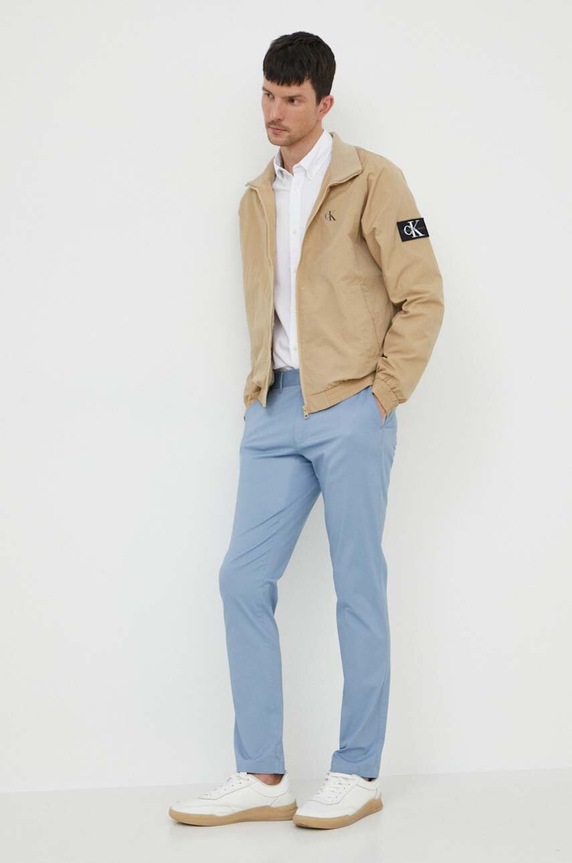 Calvin Klein Jeans rövid kabát J30J325102 bézs SS24