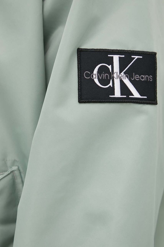 Bomber jakna Calvin Klein Jeans J30J325110 zelena