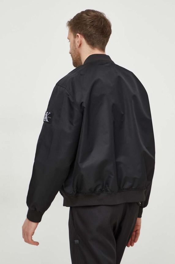 Ρούχα Μπουφάν bomber Calvin Klein Jeans J30J325110 μαύρο