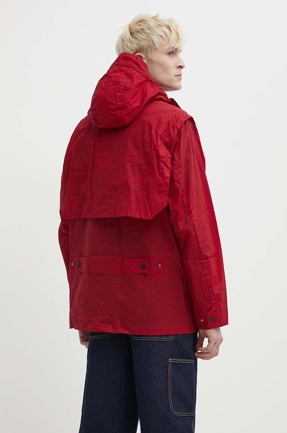 Odzież A-COLD-WALL* kurtka bawełniana Cargo Storm Jacket ACWMO254 czerwony