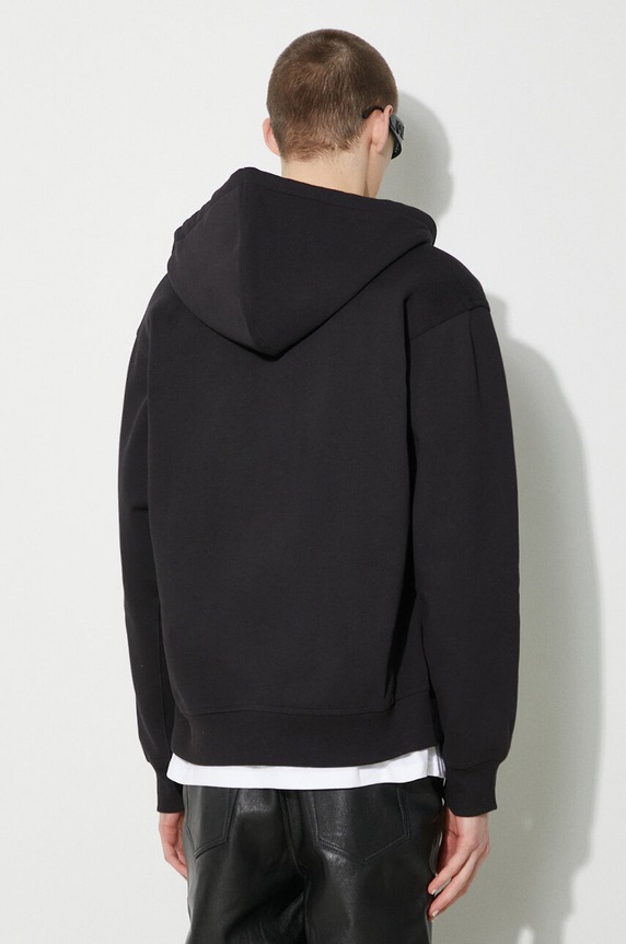 Clothing Carhartt WIP sweatshirt Hooded American Script Jacket I033063.89XX black